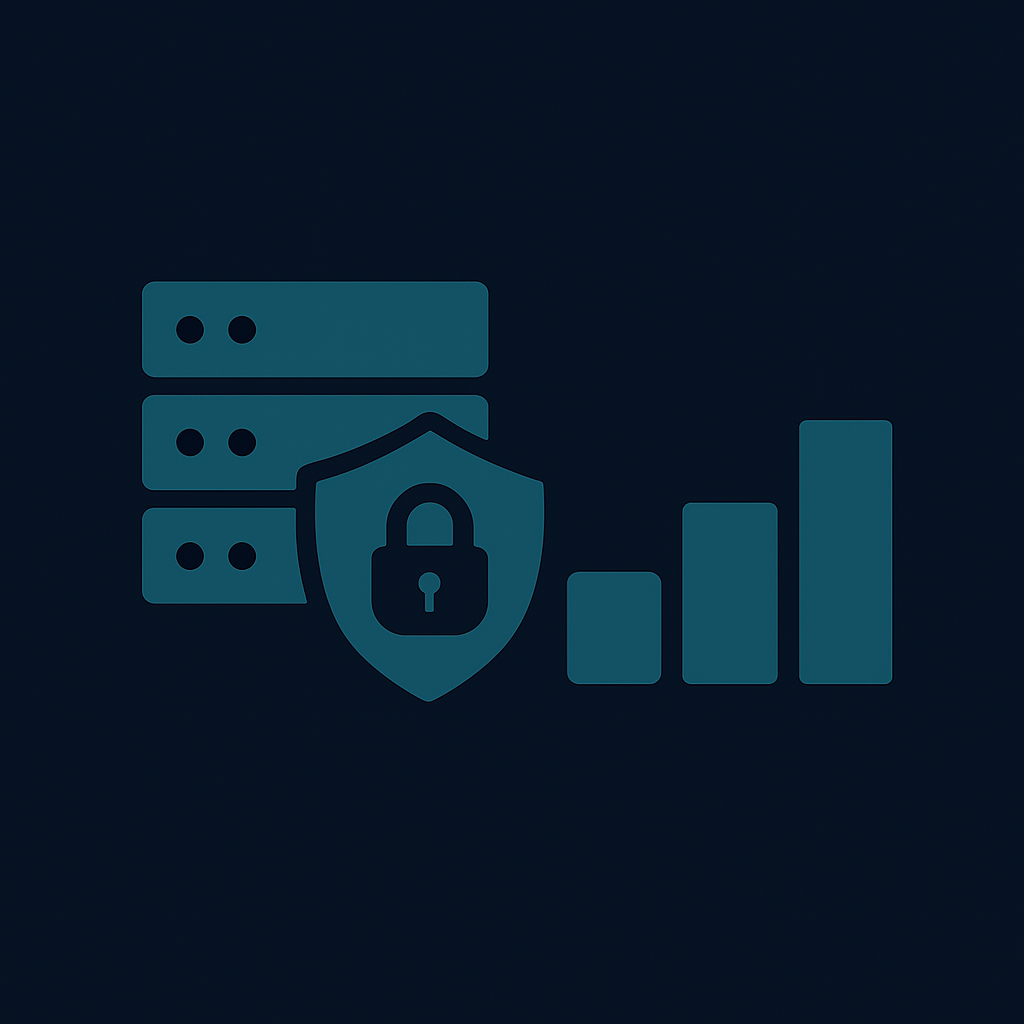 Icons representing local AI deployment, data security, and platform scalability with Nearfield